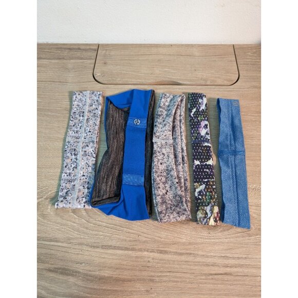 LULULEMON Bundle of 5 Headband Fringe Fighter, Bang Buster, Cardio Cross Trainer - Picture 3 of 4